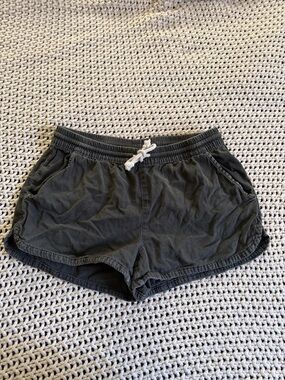 Aerie garment dyed drawstring shorts